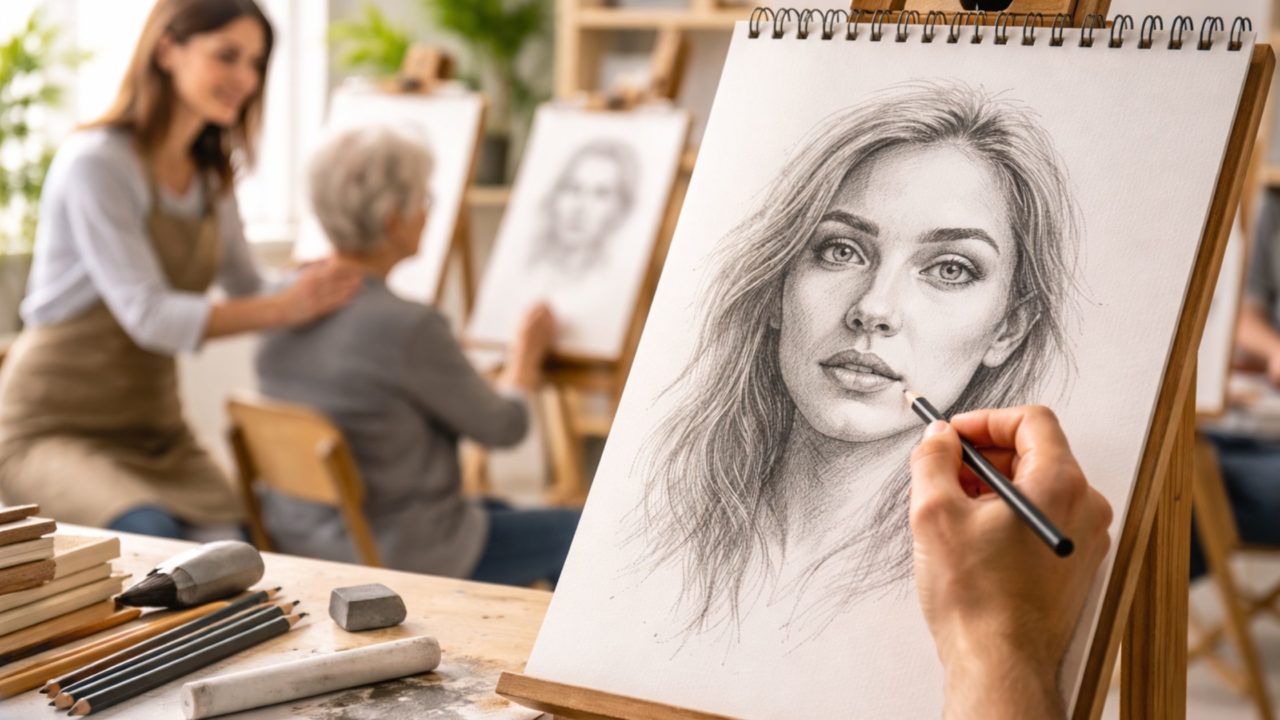 Clases de retrato en San Sebastián de los Reyes: domina el arte de dibujar rostros